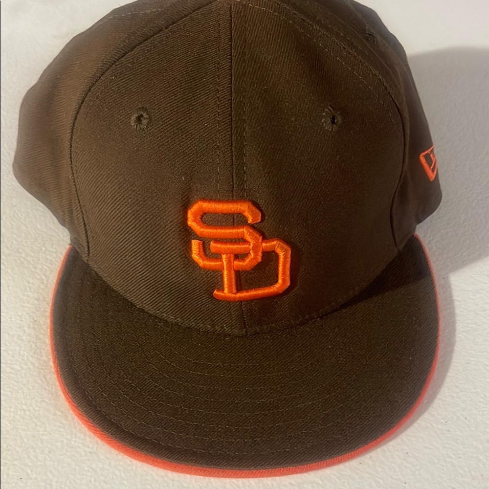 New Era Brown and Orange Baseball Cap San Diego